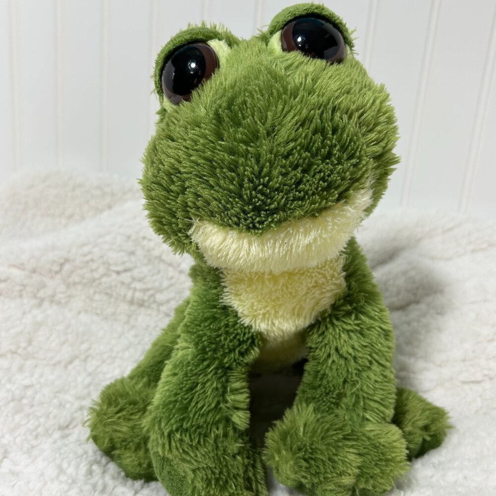 Aurora Dreamy Eyes Fantabulous Frog Plush 🐸 Soft Green Stuffed Animal